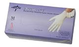 ^Accucare PF Latex Exam Gloves - Medium Min.Order is 1 BX ( 100 Each / box; )