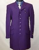 NEW 2pc MEN'S Dress Fashion 7-Button. ZOOT SUIT PURPLE $109