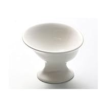 お茶わん白木の葉　ホワイト