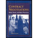 Contract Negotiations - Skills, Tools & Best Practices (05) by Garrett, Gregory A [Perfect Paperback (2005)]