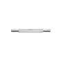 Sani-Safe 14" Double Handle Cheese Knife, White Plastic Handle