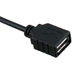 USB A 2.0 female to Micro USB B male Cable Adapter