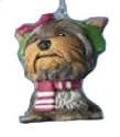 THE DOG Artlist - Yorkshire Terrier Puppycut 2.5'' Blow Mold Ornament