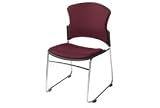 Upholstered Stackable Chair Sled Base. Package of 4