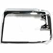 Left Driver Side Chrome Headlight Bezel Door 1992-1996 Ford Pickup Truck Bronco