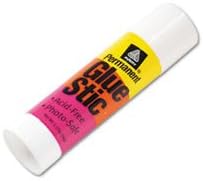 (3 Pack Value Bundle) AVE00196 Clear Application Permanent Glue Stic, 1.27 oz, Stick