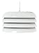 Present Time Leitmotiv Pendant Lamp Retro Tower White Metal