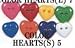 Jesse James Dress It Up Button Basics- Small Hearts