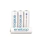 SANYO Eneloop 4 Pack AA NiMH Pre-Charged Rechargeable Batteries [Hassle Free Packaging]