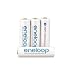 SANYO Eneloop 4 Pack AA NiMH Pre-Charged Rechargeable Batteries [Hassle Free Packaging]