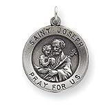 Sterling Silver St. Joseph Medal