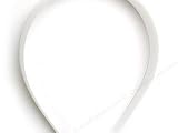 Headband Without Teeth 25mm White