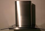 MEP601 60cm Curved Glass Kitchen Chimney Cooker Hood Extractor Stainless Steel