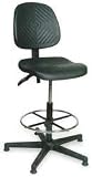 Dakota Designs 1FAU4 Ergonomic Chair, Black, Back Height 9 In