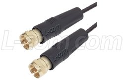 ThinLine Coaxial Cable F Male/Male 5.0 ft