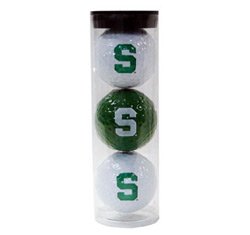 Team Golf Michigan State Spartans - Clear Ball Tube