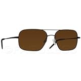 Oliver Peoples VICTORY Square Aviator Sunglasses 58 Large Burn Notice