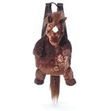 Plush Blaze Bay Horse Backpack 18