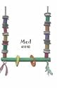 Planet Pleasures BamBoozlers Swing Medium 16in Natural Bird Toy