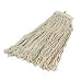 Carlisle 369024C00 Flo-Pac Kwik-On #24 Cotton Screw Top Cut-End Wet Mop, 18" Length