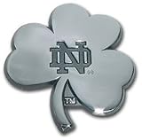 University of Notre Dame NCAA College Chrome Plated Metal Block Letters Auto Car Truck Emblem