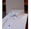 Tuxedo Shirts - 100% Cotton by Gino Ricci, Laydown Collar (No Pleats), Made in Italy!
