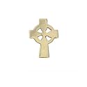 9ct Yellow Gold plain Celtic cross Tietack