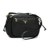 (�v���_) PRADA TESSUTO EASY �V�����_�[�o�b�O #BT0689 UHS NERO+NERO