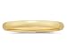 3 mm Plain Domed Comfort-Fit Women's Wedding Band in 14k Yellow Gold