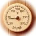 Sauna Accessories - Round Pine Thermometer ACCES-FIN-139K