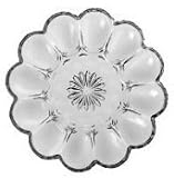 Anchor Hocking #86148 12 Presence Egg Plate by ANCHOR HOCKING OPERATING CO