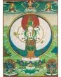 Thanka Print (Acid Free Paper) of 1,000-armed Avalokiteshvara