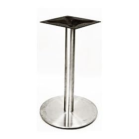 18"x40-3/4" RFL Round Stainless Steel Table Base