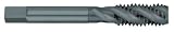 1/4-20 Thd's., 3-Flute, 37° Helix - Modified Bottom High Vanadium Powder Metal High Speed Steel Steam Oxide Spiral Flute Tap