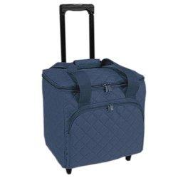 Hemline Slate Blue Studio Trolley Bag