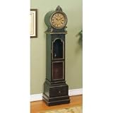 Powell Masterpiece Distressed Faux Black Cherry Mini Grandfather Clock