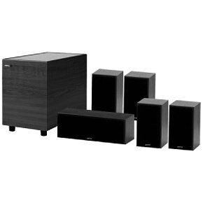 Jamo S 413 HCS 5 5.1-channel black home theater speaker system