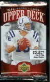 2006 Upper Deck Football Cards Unopened Hobby Pack(8 cards per pack, randomly inserted rookie autograph jersey cards in some packs!!)