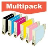 Compatible Inkjet Cartridges (E80X multipack 6 colours) for Epson R265/R360/R560