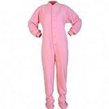 All in One Fleece Snuggle Suits - Pink Fleece - Small by BFP