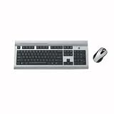 Wireless Keyboard,w/7 Button RF Mouse,18x7-1/4x1-1/8,SR, Sold as 1 each