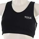 Title Crop Bra Top Ladies Black 14