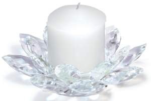 7.5 Diamter Glass Lotus Holder [Misc.]
