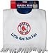 Little Boston Red Sox Fan - Towel Baby Bib