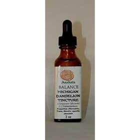 Dandelion Root Tincture, Wild-crafted, 2oz dropper