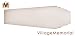 Western Cut Cardboard Coffin - The Artist's Paper Craft Casket (White Color)