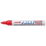 Brand New. uni Paint Marker Bullet Tip Medium Point Px20 Line Width 2.2-2.8mm Red Ref 9001924 [Pack 12]