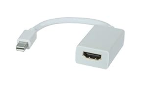 Mini DisplayPort to HDMI Adapter HD 1080p and digital audio output for Macbook, Macbook Pro, Macbook Air Apple laptop computer