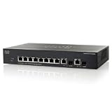 CISCO Small Business SRW208P-K9-EU - SF 302-08P - 8-port 10/100 PoE Managed Switch w/Gig Uplinks