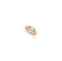 Jewelco London 9ct Solid gold hand finished solitaire baby Ring hand-set with single cubic zirconia stone